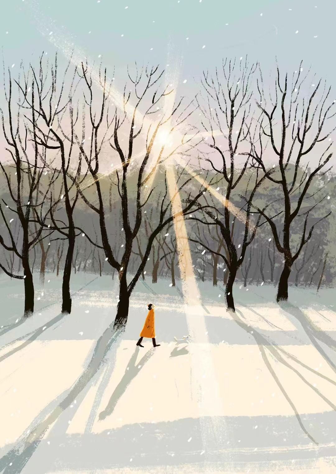 卤猫@把画印上联合国邮票，中国85后笔下的四季“活”了