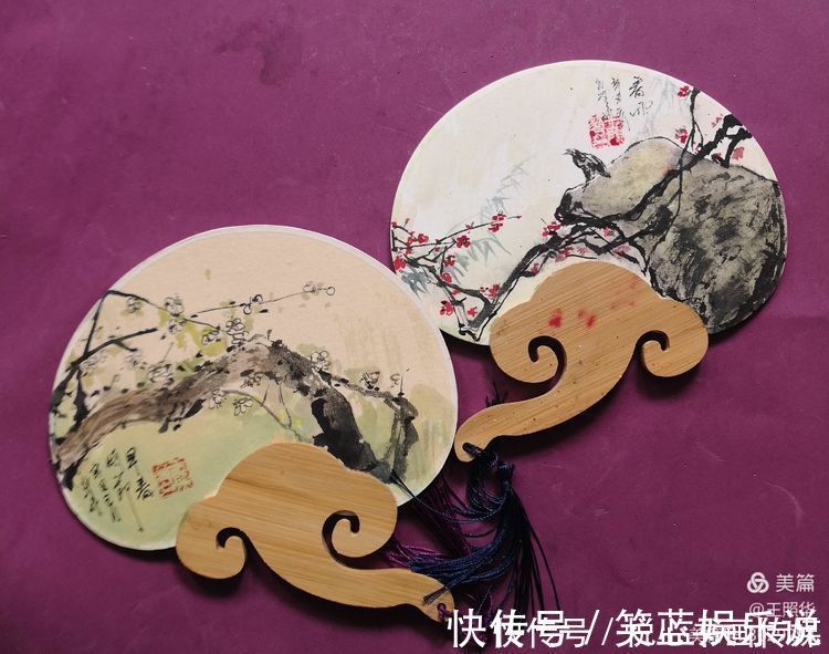 新春|在小小团扇中尽情挥洒,王照华牛年新春《梅花百扇迎春展》