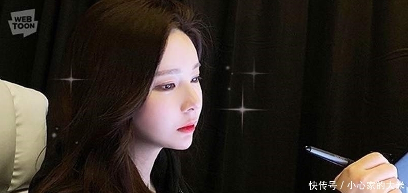 韩国美女漫画家爆照高能,真人竟比漫画还美丽!真的是女神降临啊