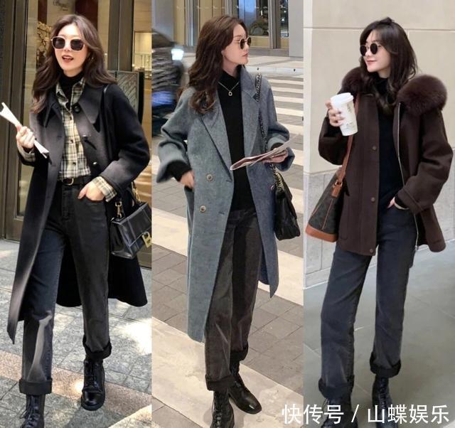 分享一组冬季气质穿搭,随性又浪漫,这才是韩系风的正确打开方式