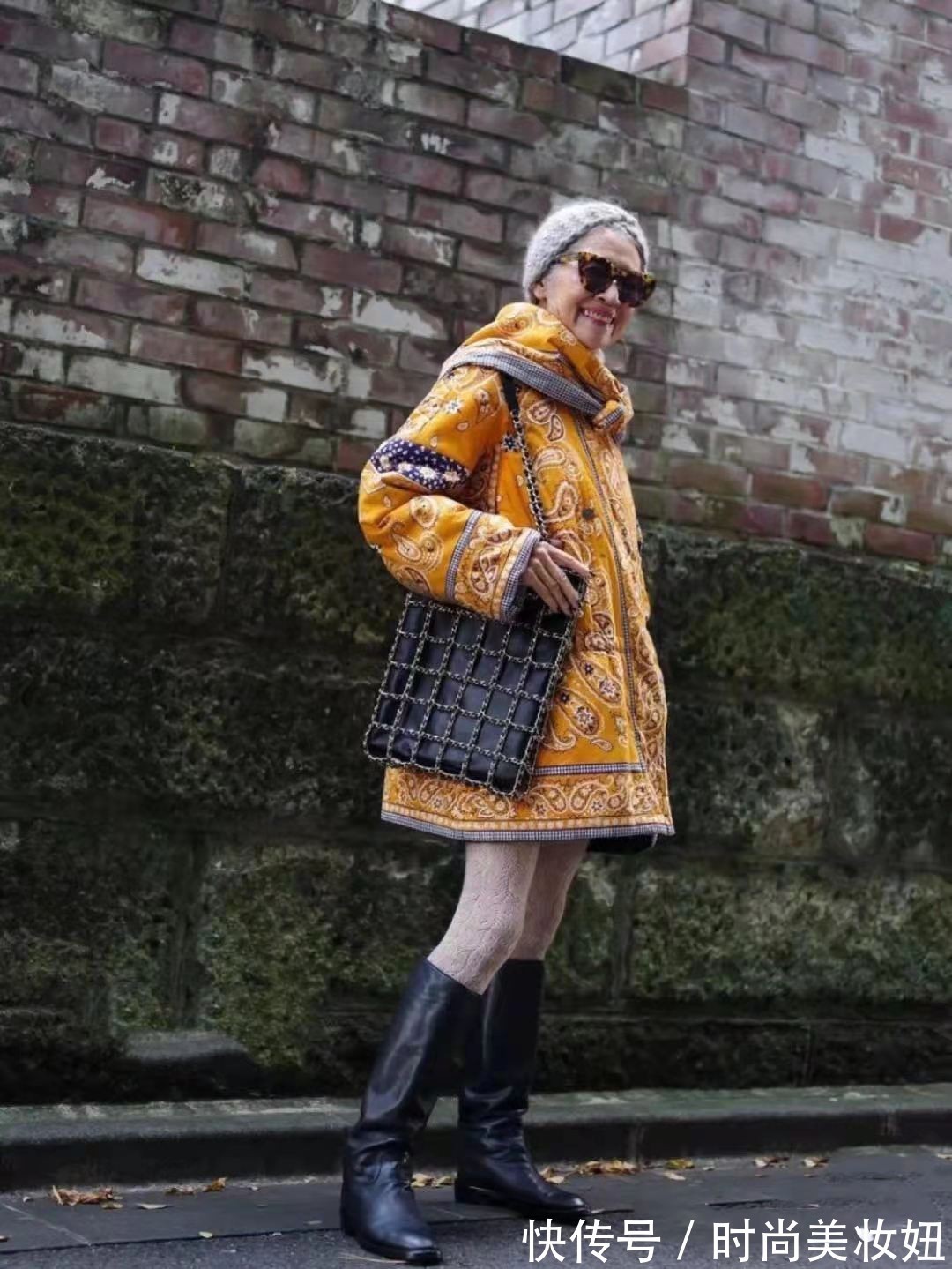 高级|女人越老越要“精致”,学这位71岁奶奶的穿搭,减龄又体面高级