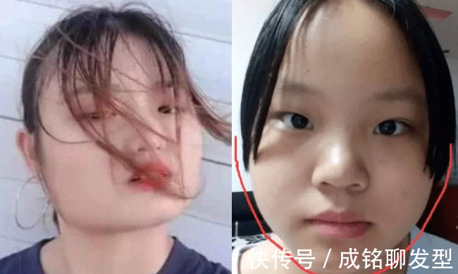 发量 发量少还“脸大”的女生适合啥发型？六款五五分短发，显瘦显发量