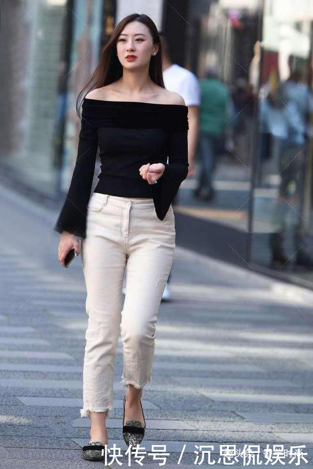 牛仔裤款式多样,从细节设计到配色,选对版型才能美出时髦感