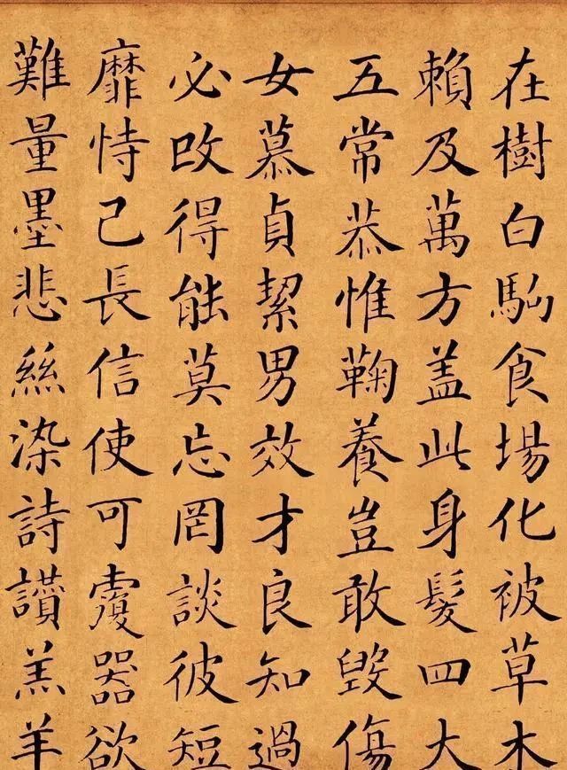 田楷|颜体,写成小楷,能有多美?看这个状元郎的《千字文》,就知道了