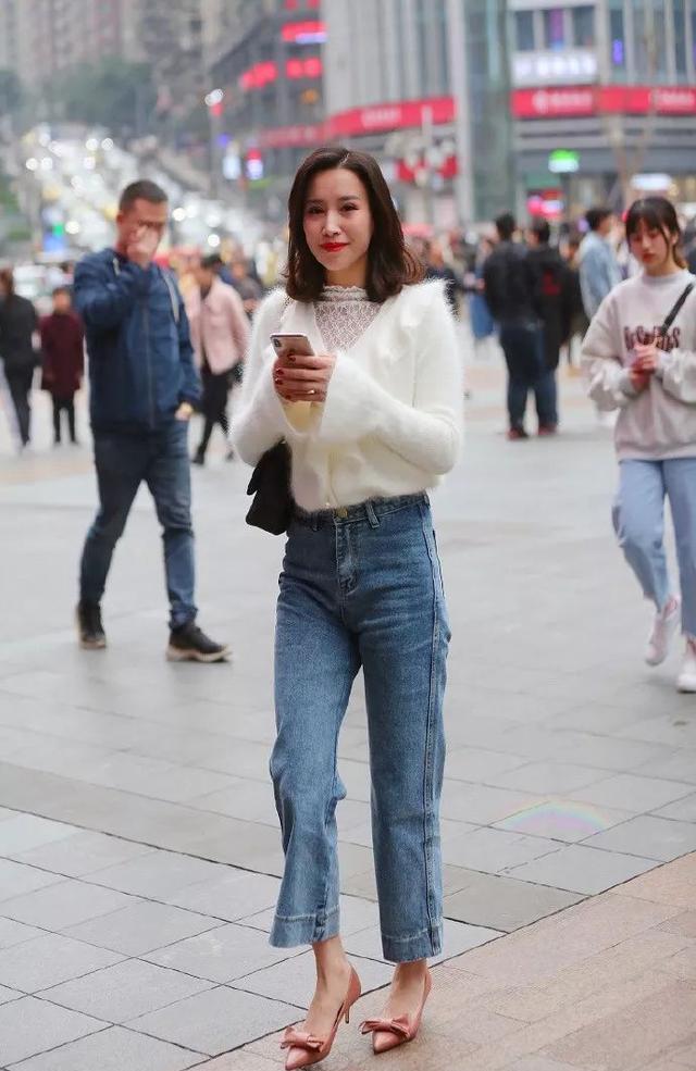 黄色|黄色时尚上衣搭配黑色半身裙, 温柔知性, 貌美如花