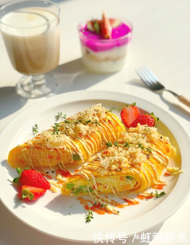 被阳光包围的土豆泥鸡蛋卷!应该给你自己的生活增添一些仪式感!