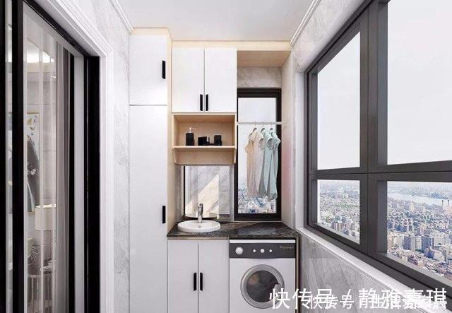 烹饪|房子装修不要把洗衣机放阳台了,外国家庭这样做更实用,太机智了