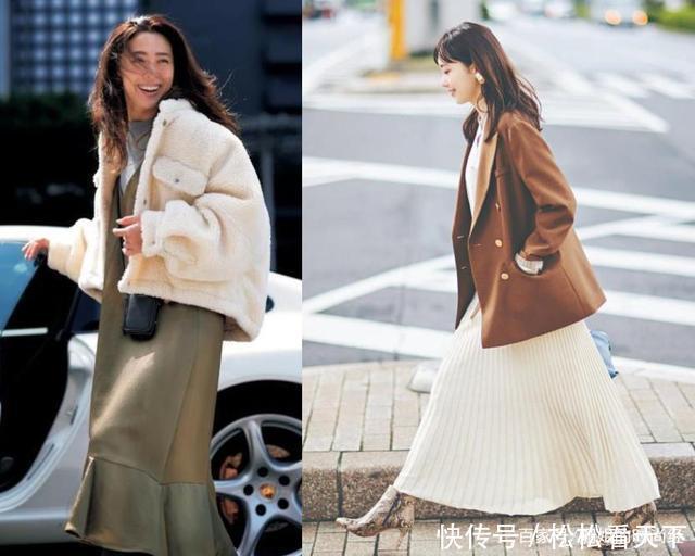 三四十的女人别再大衣配牛仔了，学学日本杂志这样穿，优雅有品味