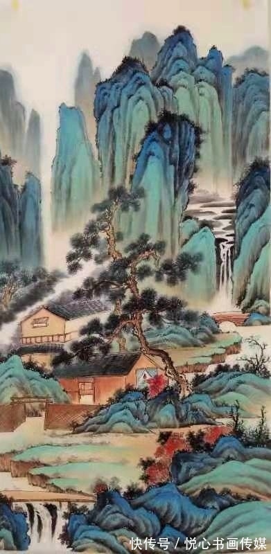 山水画&笔情墨韵的山水画,画家刘朝峰山水画作品欣赏