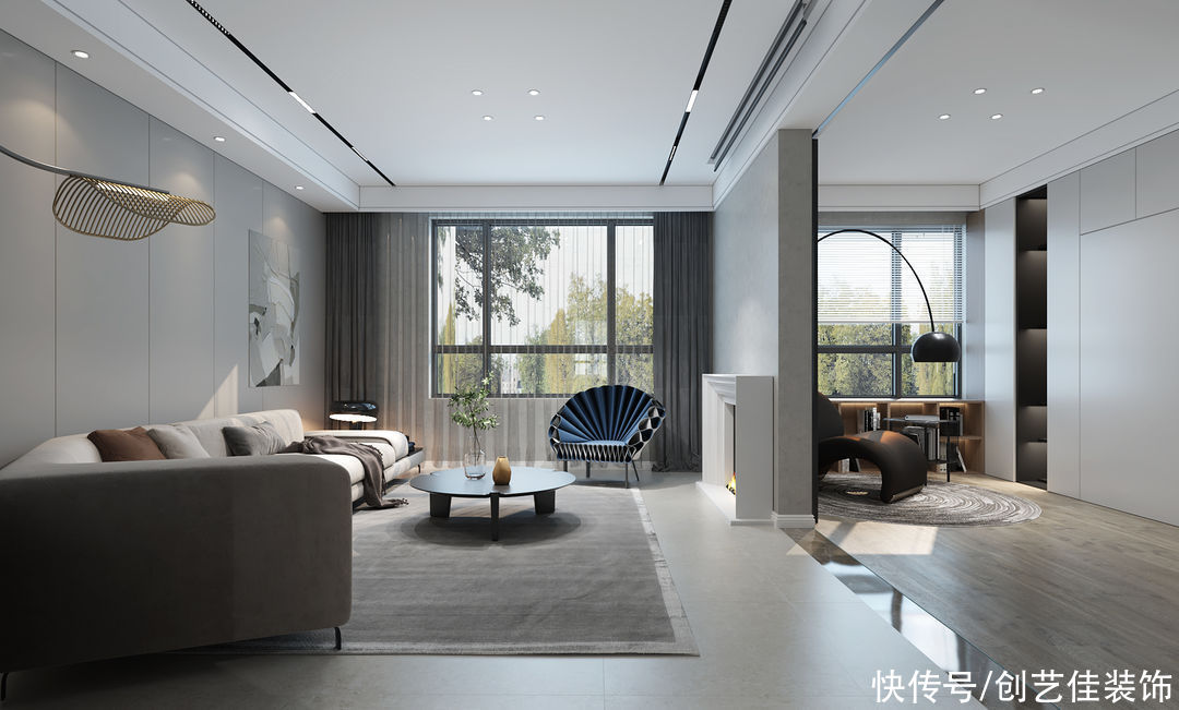 业主|太原装修120㎡现代简约风,高级灰|打造有质感的装修