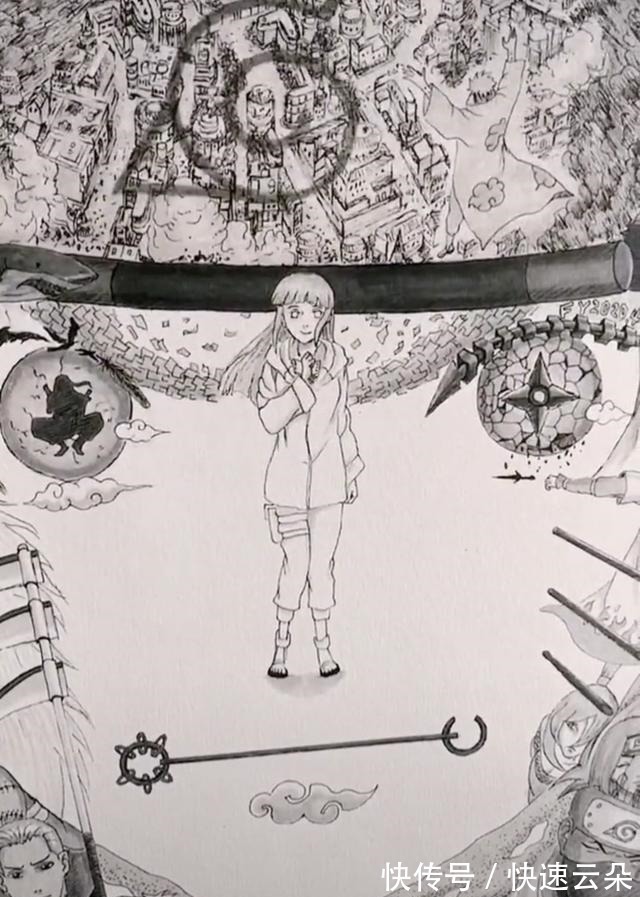 同人作品|价值一万多元的火影同人插画你们见过没这价格买手办难道不香吗