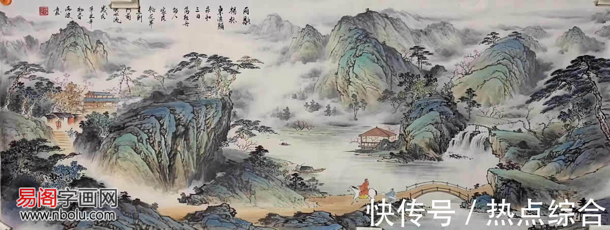 杨天佑@梁海波:师法自然,创造灵动彩墨山水