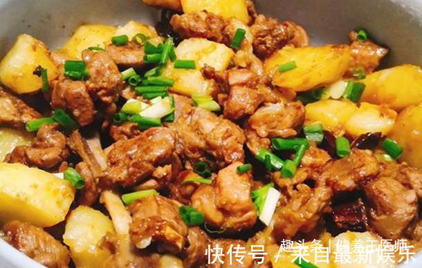 土豆炖鸭|女性抗寒能力差经常感冒头晕,多吃滋补菜,强健体质身体棒