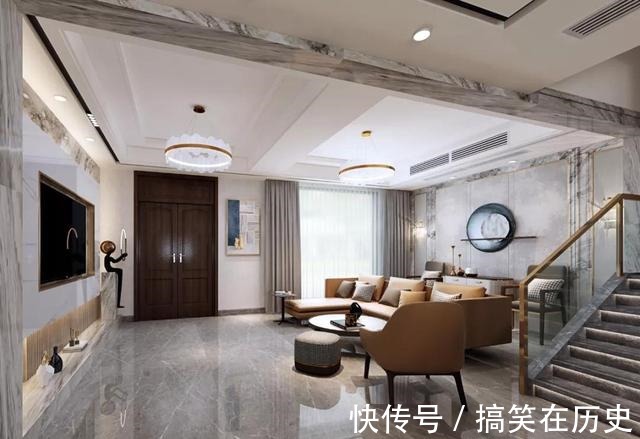 现代|500平米现代别墅装修案例,时尚精致都市简约空间!