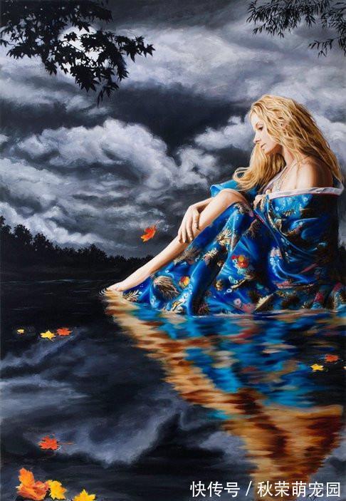 西洋|美国艺术家人体油画中那些丰满性感的西洋女子,撩动人心