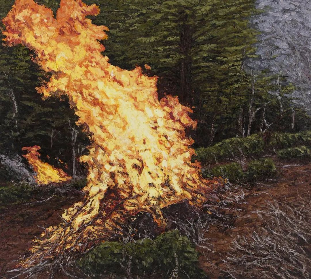 加拿大画家马特·巴恩的风景油画,笔触流畅,大美