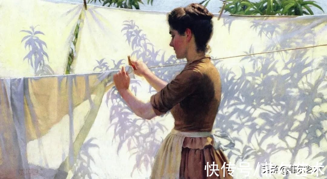 curran#美国画家画笔下的女人，犹如春天的茉莉花，清香、娇艳而不失典雅