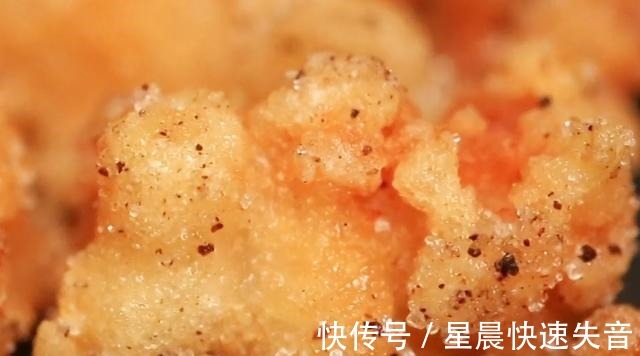 鸡蛋清|孩子爱吃的椒盐鱼米花,焦香酥脆,肉嫩鲜香,解馋有营养的美食!