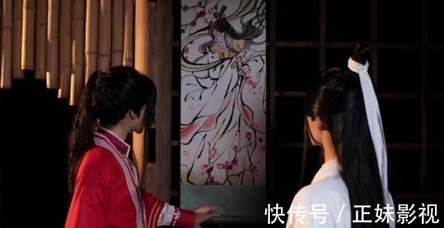 cos|《天官赐福》花怜牛车cos，谢怜的气质很温柔，沈辞的花城好看！