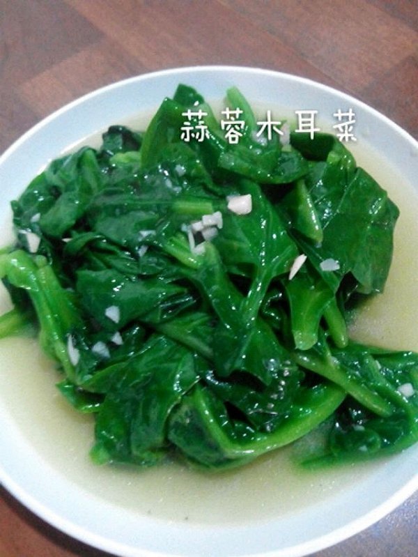 蒜蓉木耳菜|夏天的蔬菜之王，全身都是宝，美味吃法介绍给你