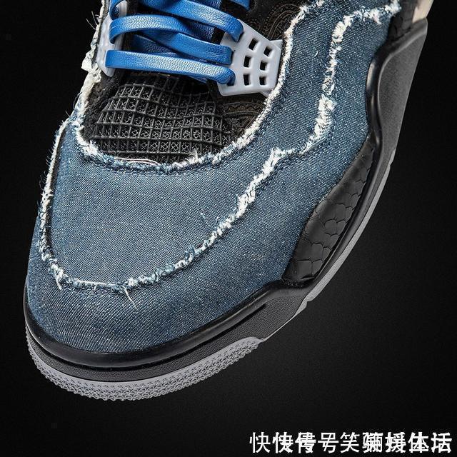 球鞋 致敬说唱巨星!这双牛仔腰果花AJ4只能看不能买