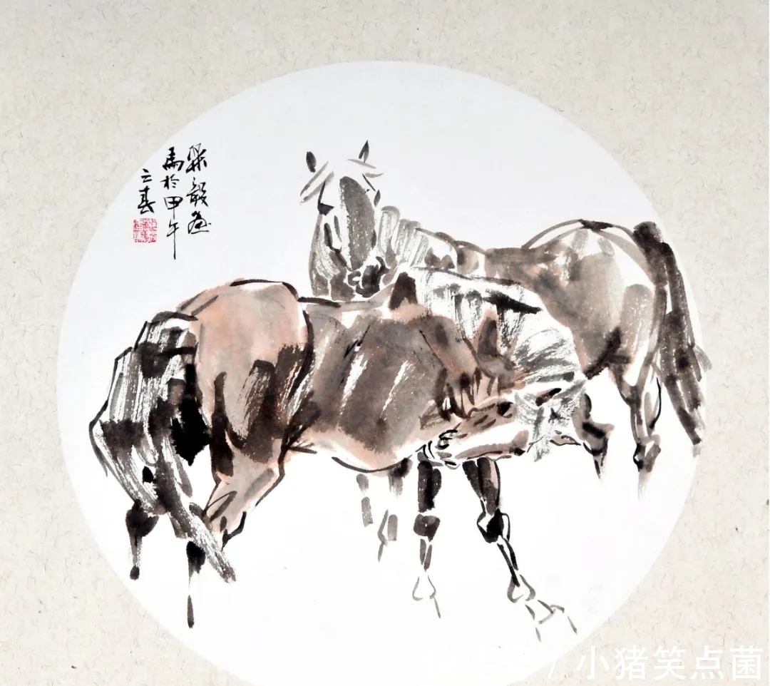 人观|他笔下的骏马,作品不落俗套,让人观之如闻其声