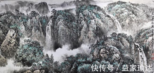 山水画#周才义：中国画雄俊气势源于画中的“生活气息”