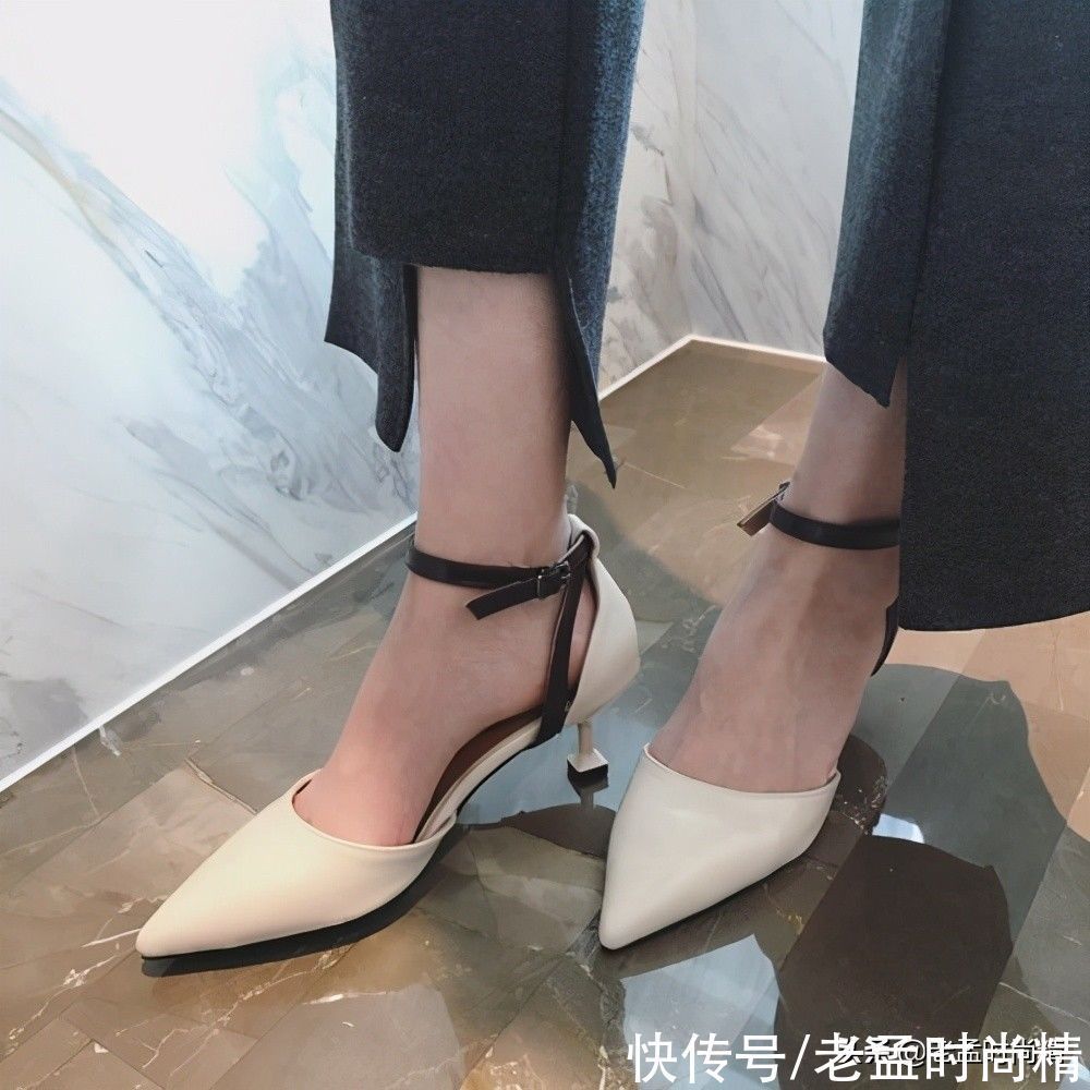 女人味 九分裤搭尖头鞋,上脚腿细到让人尖叫,穿出轻熟女人味