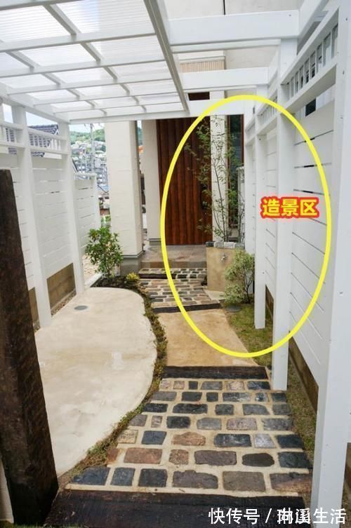 远见|日本入户门外“二分离”比咱有远见,一半造个花园,一半留着置物