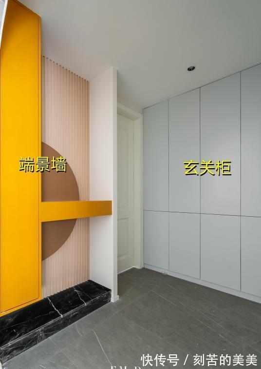 餐边柜|想要书架还不简单,玄关柜空出一列用来放书,进门就很有格调!