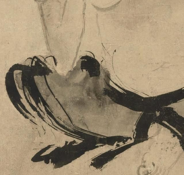 丰干禅师&800年前的古画,疑似出现穿越的大猫,表情夸张奇倔令人不解