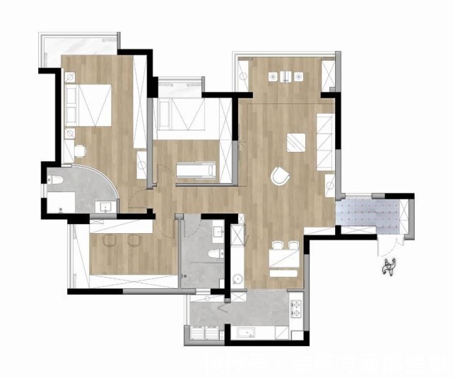 异形|141㎡二手房改造,这样如秋般温暖的家,太舒适了