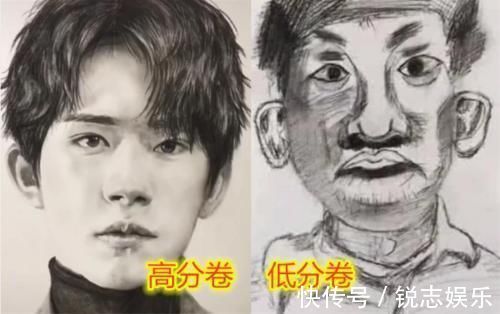 学渣$美术考试的最后5分钟,学渣再现“神操作”,鹿晗看了想打人