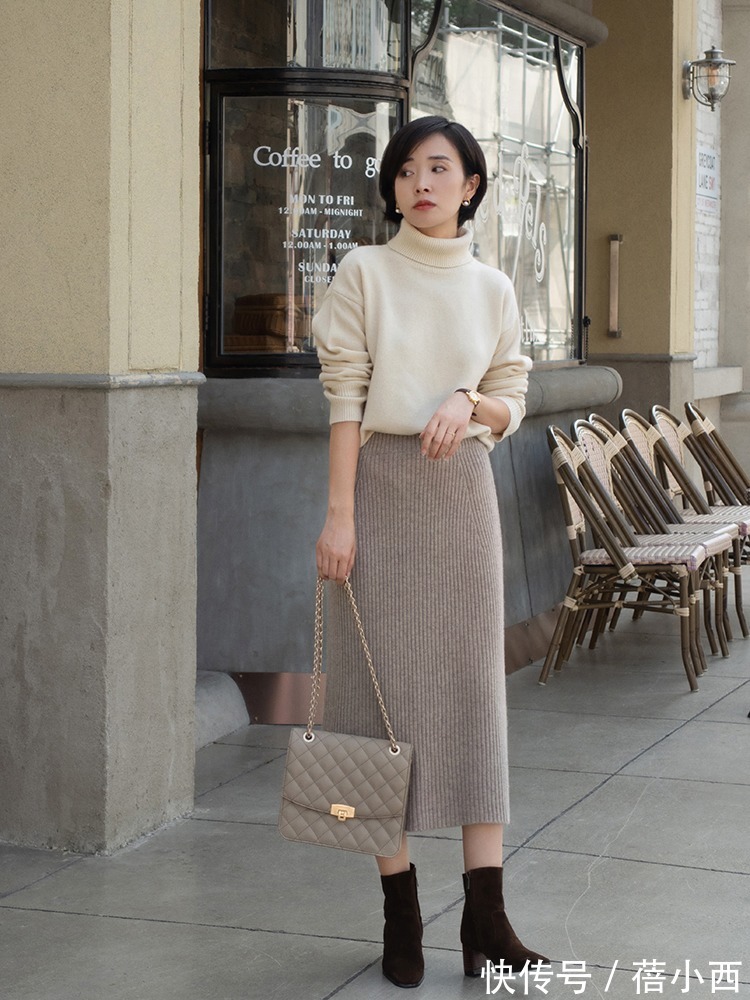 老寒腿 今年没有一双“齐踝靴”可惜了,这样搭保暖又显瘦,很适合老寒腿