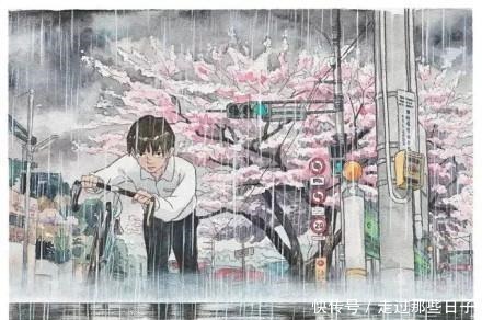 《你的名字》手绘画面,这些美到窒息的场景原来都是他画的