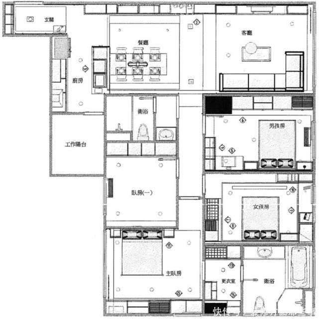 三居室|125平现代风三居室,是男主要的内敛大气有底蕴的房子