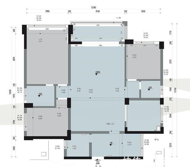 餐厅|175㎡三居室现代轻奢实景，感受去繁化简之美！