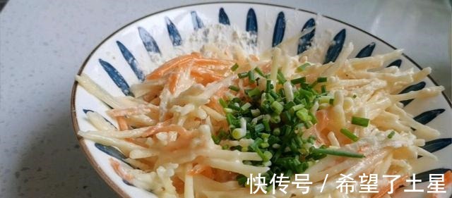 早餐|快手早餐,土豆丝鸡蛋饼,香嫩可口,制作简单,早餐就选它吧!