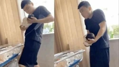 宝爸|“人贩子爸爸”走红,抱着亲生儿子如同偷娃,神情慌张让人忍不住想笑