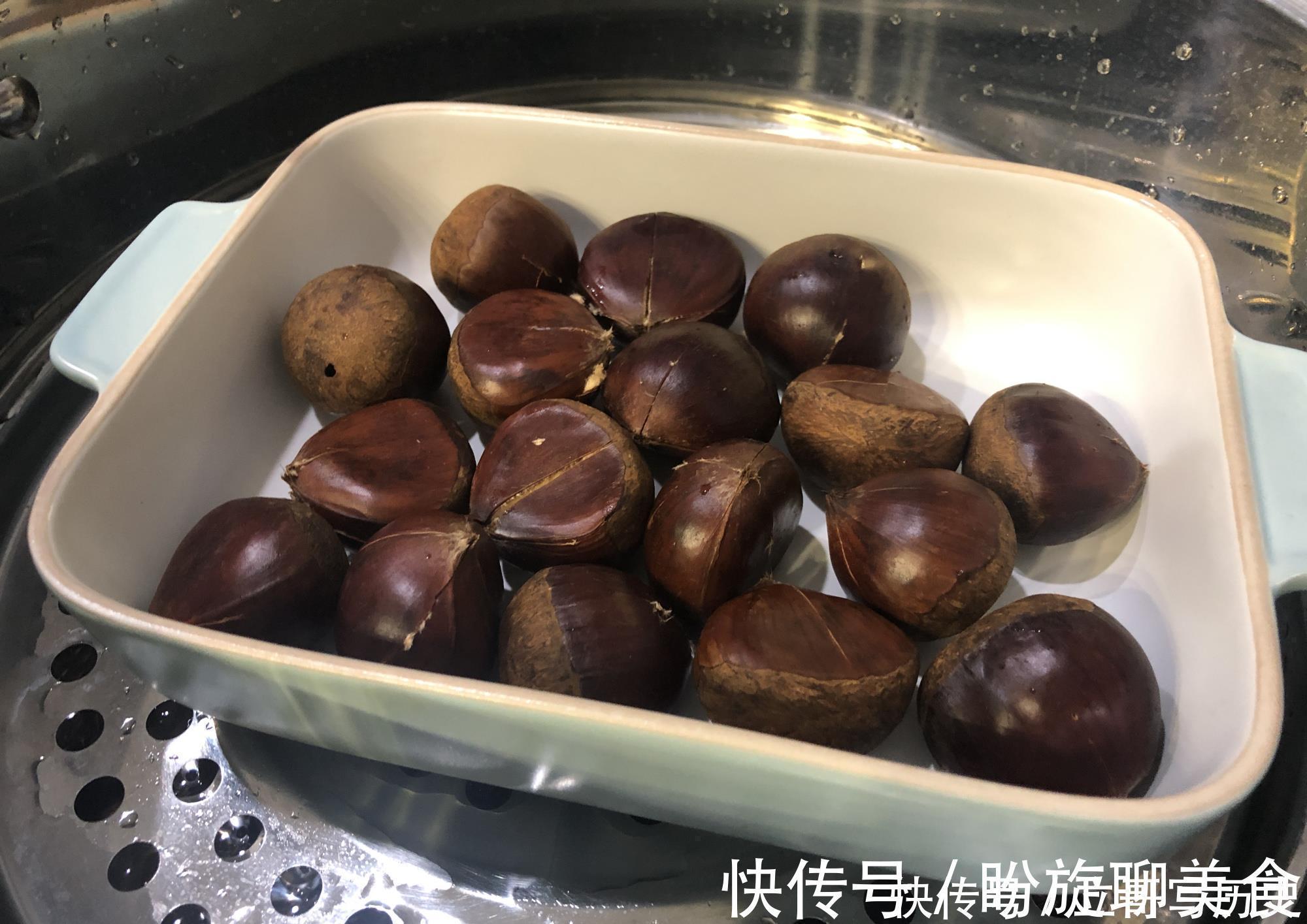 生板栗买回家,不用煮也不用炒,教你简单做法,好剥壳又好吃