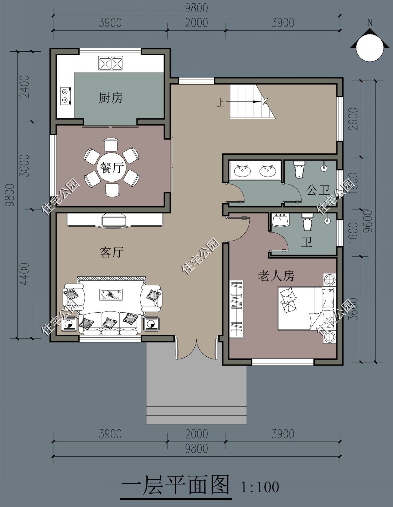 占地|精选10套三层户型图纸，占地面积均不足百平，尤其适合新农村修建