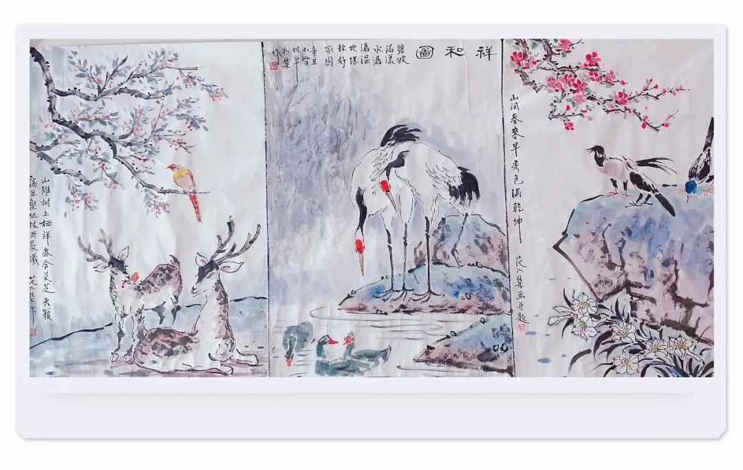 山东省画院！垦利区美术馆特别推出——范乃集传统水墨画