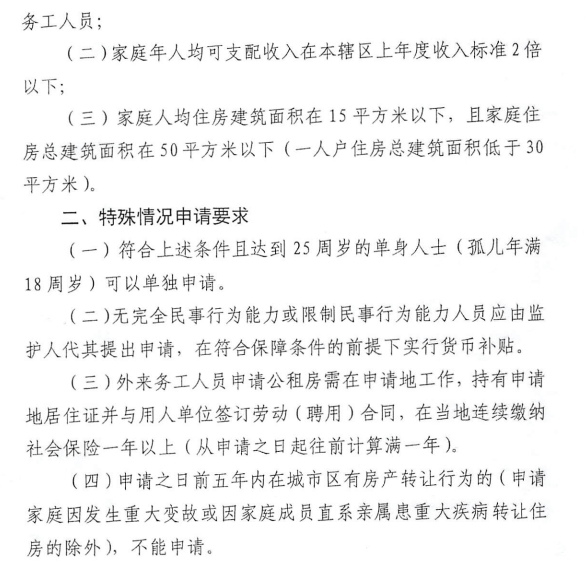 保障性住房|通知！这项资格申请，恢复受理！