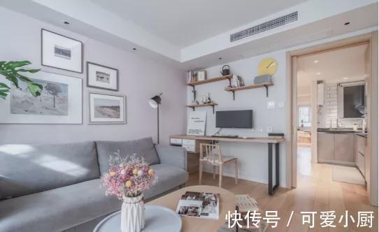 精致|45㎡精致小宅,吧台、书房占C位,轻奢别墅范儿!
