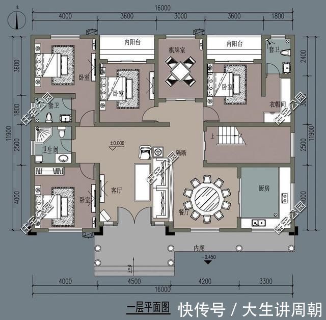 图纸|农村自建房有“限高令”咋办这3套带阁楼的图纸,随便挑套建