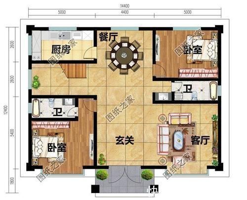户型|北方能建的二层楼房,不用再羡慕别人家的房了,咱们也能建