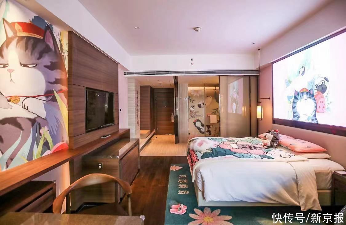 人气IP“吾皇”胖猫入驻酒店，推出首家吾皇万睡主题店