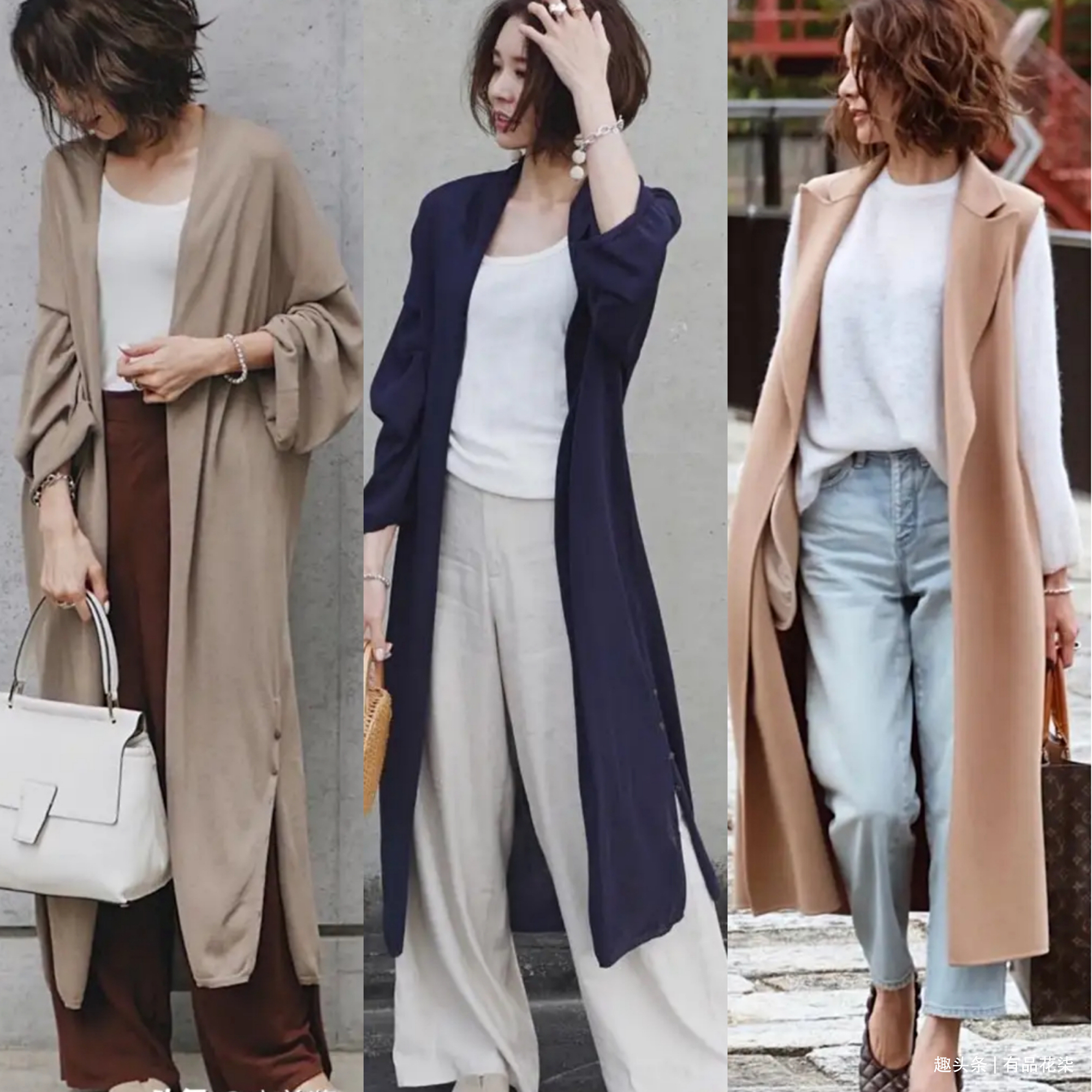 毛衣 40、50女人秋季穿搭示范,简约而有质感,演绎优雅知性美