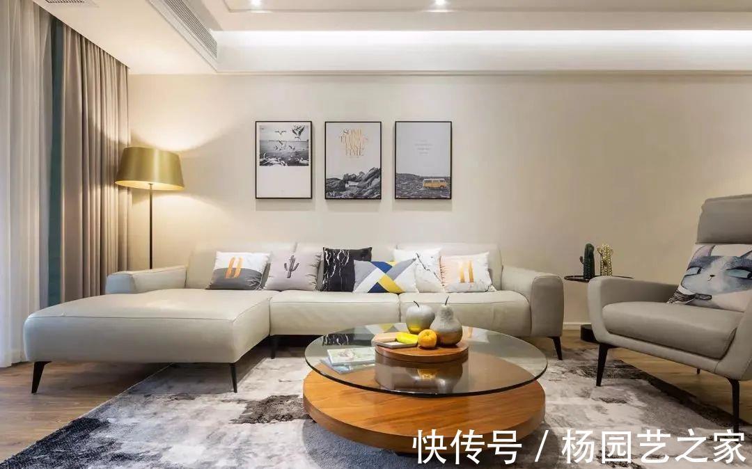 三居室|129㎡现代简约风，三居室户型，舒适感满满！