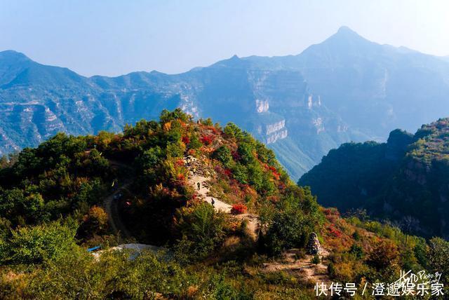 太行山|河南林州，太行山村的诗意秋色，万山红遍村民晒秋忙